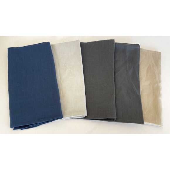 Chilewich Solid Linen Dinner Napkin, Various Colors, 21" x 21" - Picture 1 of 16